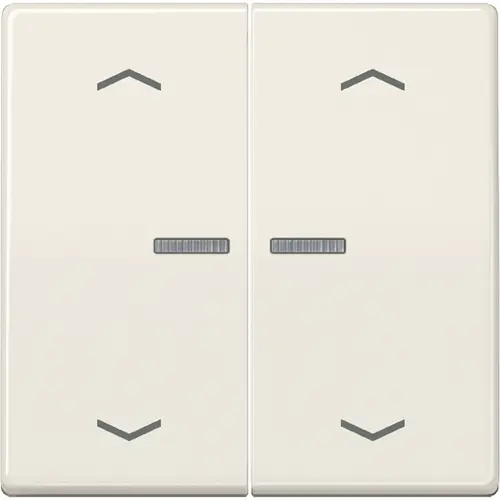 JUNG BT AS 17102 P HOME bedieningsknop 2-voudig met pijlsymbolen AS500 creme
