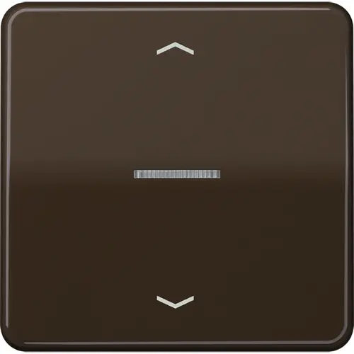 JUNG BT CD 17101 P BR HOME bedieningsknop 1-voudig met pijlsymbolen CD500 bruin
