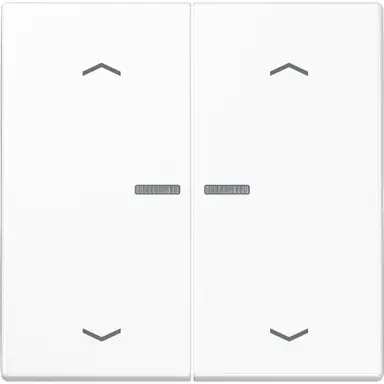JUNG BT LS 17102 P WW HOME bedieningsknop 2-voudig met pijlsymbolen LS990 alpine wit