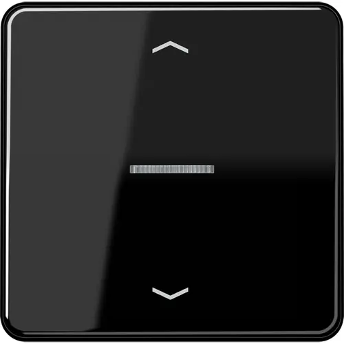 JUNG BT CD 17101 P SW HOME bedieningsknop 1-voudig met pijlsymbolen CD500 zwart glans
