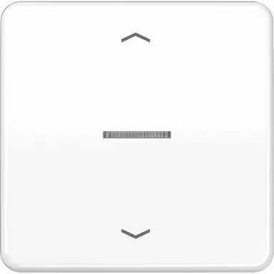 JUNG BT CD 17101 P WW HOME bedieningsknop 1-voudig met pijlsymbolen CD500 alpine wit
