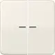 JUNG BT CD 17102 HOME bedieningsknop 2-voudig CD500 creme