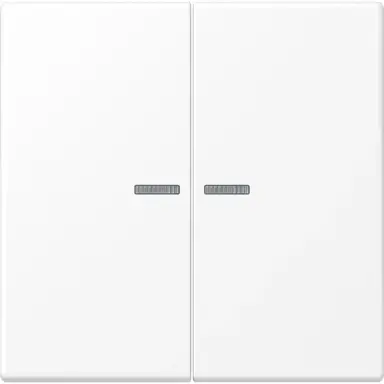 JUNG BT LS 17102 WWM HOME bedieningsknop 2-voudig LS990 sneeuwwit mat