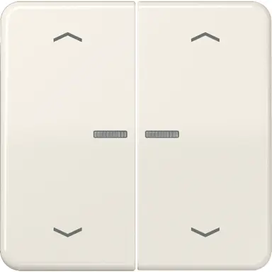 JUNG BT CD 17102 P HOME bedieningsknop 2-voudig met pijlsymbolen CD500 creme