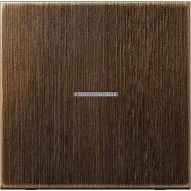 JUNG BT ME 17101 AT HOME bedieningsknop 1-voudig LS990 messing antiek