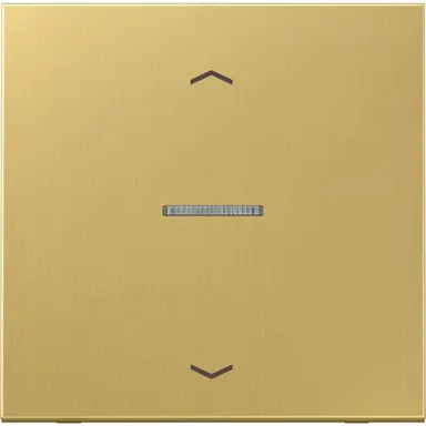 JUNG BT ME 17101 P C HOME bedieningsknop 1-voudig met pijlsymbolen LS990 messing klassiek