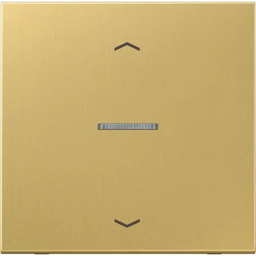 JUNG BT ME 17101 P C HOME bedieningsknop 1-voudig met pijlsymbolen LS990 messing klassiek