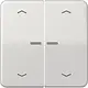 JUNG BT CD 17102 P LG HOME bedieningsknop 2-voudig met pijlsymbolen CD500 lichtgrijs