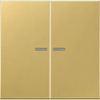 JUNG BT ME 17102 C HOME bedieningsknop 2-voudig LS990 messing klassiek