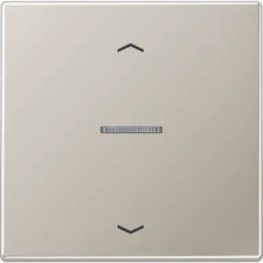 JUNG BT ES 17101 P HOME bedieningsknop 1-voudig met pijlsymbolen LS990 edelstaal