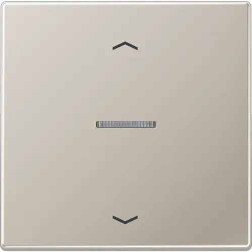 JUNG BT ES 17101 P HOME bedieningsknop 1-voudig met pijlsymbolen LS990 edelstaal