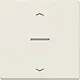JUNG BT LS 17101 P HOME bedieningsknop 1-voudig met pijlsymbolen LS990 creme