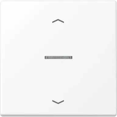 JUNG BT LS 17101 P WWM HOME bedieningsknop 1-voudig met pijlsymbolen LS990 sneeuwwit mat