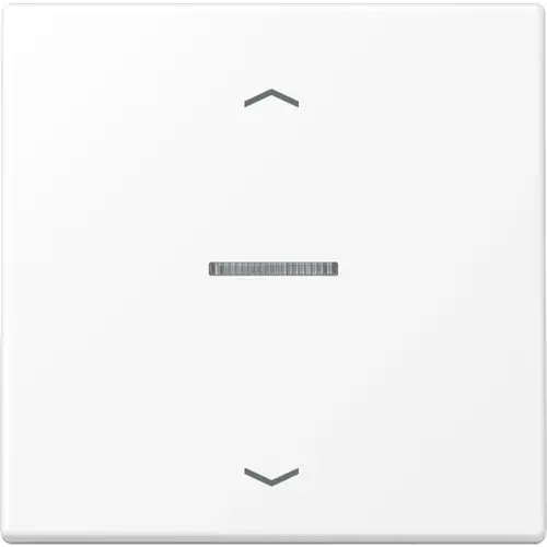 JUNG BT LS 17101 P WWM HOME bedieningsknop 1-voudig met pijlsymbolen LS990 sneeuwwit mat
