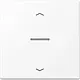 JUNG BT LS 17101 P WWM HOME bedieningsknop 1-voudig met pijlsymbolen LS990 sneeuwwit mat
