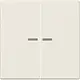 JUNG BT LS 17102 HOME bedieningsknop 2-voudig LS990 creme