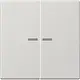 JUNG BT LS 17102 LG HOME bedieningsknop 2-voudig LS990 lichtgrijs