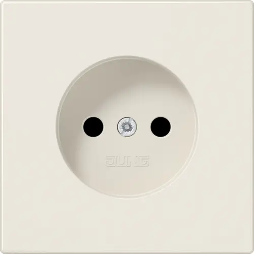 JUNG LS 1910 N wandcontactdoos zonder randaarde LS990 creme