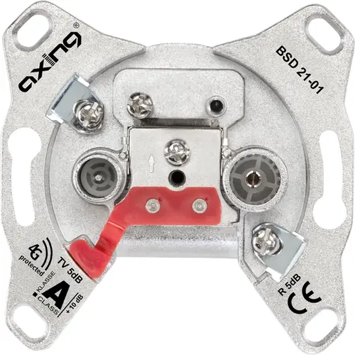 JUNG BSD 21-01 inbouw antennecontactdoos CATV / SAT einddoos 5,0 dB