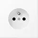 JUNG LS 1520 FKI WWM wandcontactdoos penaarde Safety+ LS990 sneeuwwit mat