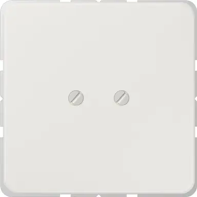 JUNG CD 561 BLG centraalplaat blinddeksel geschroefd incl. draagframe CD500 lichtgrijs
