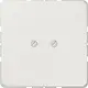JUNG CD 561 BLG centraalplaat blinddeksel geschroefd incl. draagframe CD500 lichtgrijs