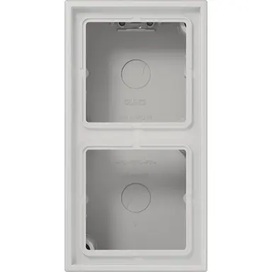 JUNG LS 582 A LG opbouwbak 2-voudig LS990 lichtgrijs