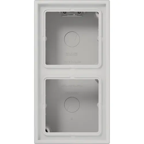 JUNG LS 582 A LG opbouwbak 2-voudig LS990 lichtgrijs