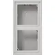 JUNG LS 582 A LG opbouwbak 2-voudig LS990 lichtgrijs