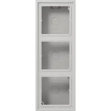 JUNG LS 583 A LG opbouwbak 3-voudig LS990 lichtgrijs