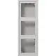 JUNG LS 583 A LG opbouwbak 3-voudig LS990 lichtgrijs