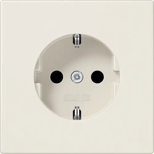 JUNG LS 1520 wandcontactdoos randaarde met klauwbevestiging LS990 creme