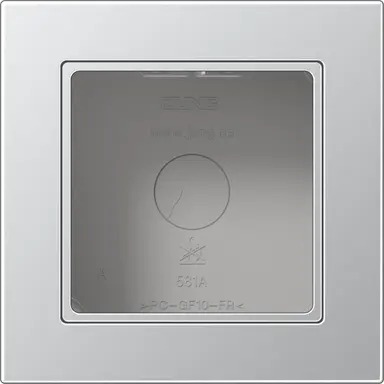 JUNG A 5581 BF A AL opbouwbak 1-voudig A550 aluminium