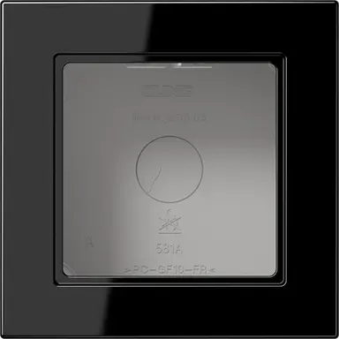 JUNG A 5581 BF A SW opbouwbak 1-voudig A550 zwart