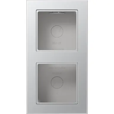 JUNG A 5582 BF A AL opbouwbak 2-voudig A550 aluminium