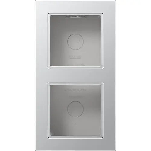 JUNG A 5582 BF A AL opbouwbak 2-voudig A550 aluminium