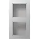 JUNG A 5582 BF A AL opbouwbak 2-voudig A550 aluminium