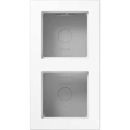 JUNG A 5582 BF A WW opbouwbak 2-voudig A550 alpine wit