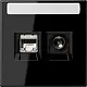 JUNG MMD LS 4521 SW Smart-TV-aansluitdoos LS990 zwart glans