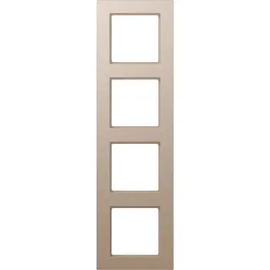 JUNG A 5584 BF CH afdekraam 4-voudig A550 champagne