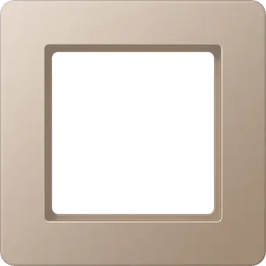 JUNG AF 581 BF CH afdekraam 1-voudig A Flow champagne