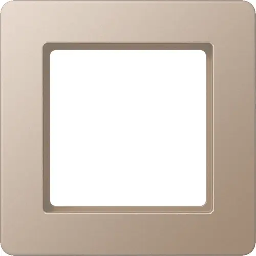JUNG AF 581 BF CH afdekraam 1-voudig A Flow champagne