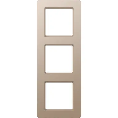 JUNG AF 583 BF CH afdekraam 3-voudig A Flow champagne