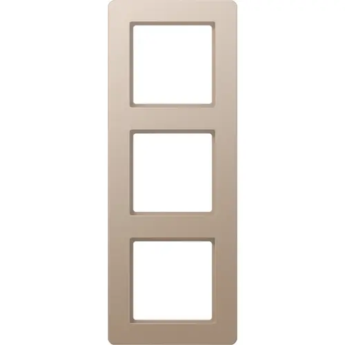 JUNG AF 583 BF CH afdekraam 3-voudig A Flow champagne
