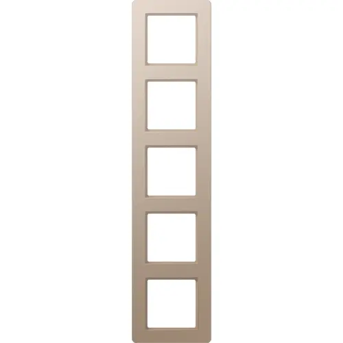 JUNG AF 585 BF CH afdekraam 5-voudig A Flow champagne