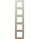 JUNG AF 585 BF CH afdekraam 5-voudig A Flow champagne