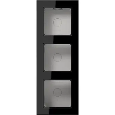 JUNG A 5583 BF A SW opbouwbak 3-voudig A550 zwart glans