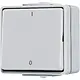 JUNG 602 W 2-polige schakelaar 10A met onderbak IP44 WG600