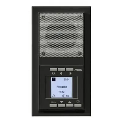PEHA 20.485.64 RADIO digitale inbouwradio Aura antraciet OP=OP