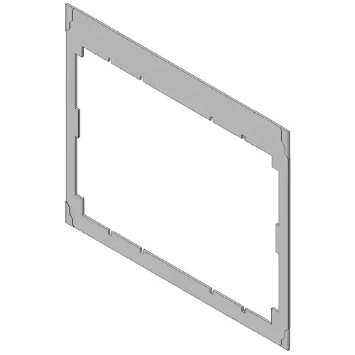 ABB XLP 00 Frontframe f / 2 XLP 00 SJ flens voor 2 x xlp00